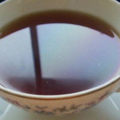 生姜を加えての紅茶寒い日に温まって風邪予防にもいいですよねぇ～(^^♪